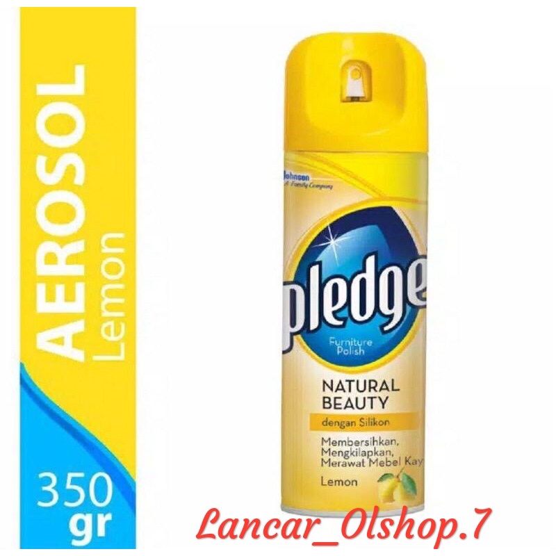 Pembersih Pengkilap Furniture KAYU body mobil sepeda motor Pledge Lemon / Orange 330gr