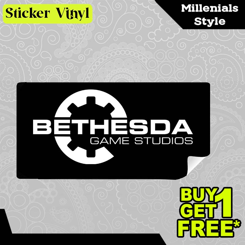 

Stiker Sticker Bethesda Game Studio Gambar Unik Desain Keren dan Kekinian Aesthetic Bahan Vinyl Satuan Anti Air