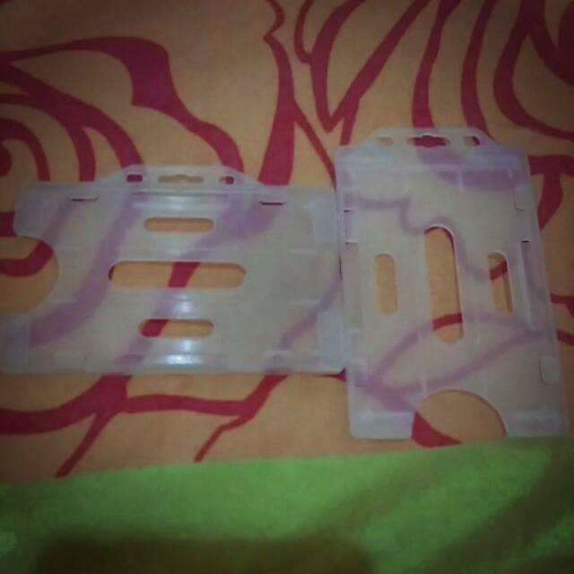 

Casing id card 2 kartu depan belakang