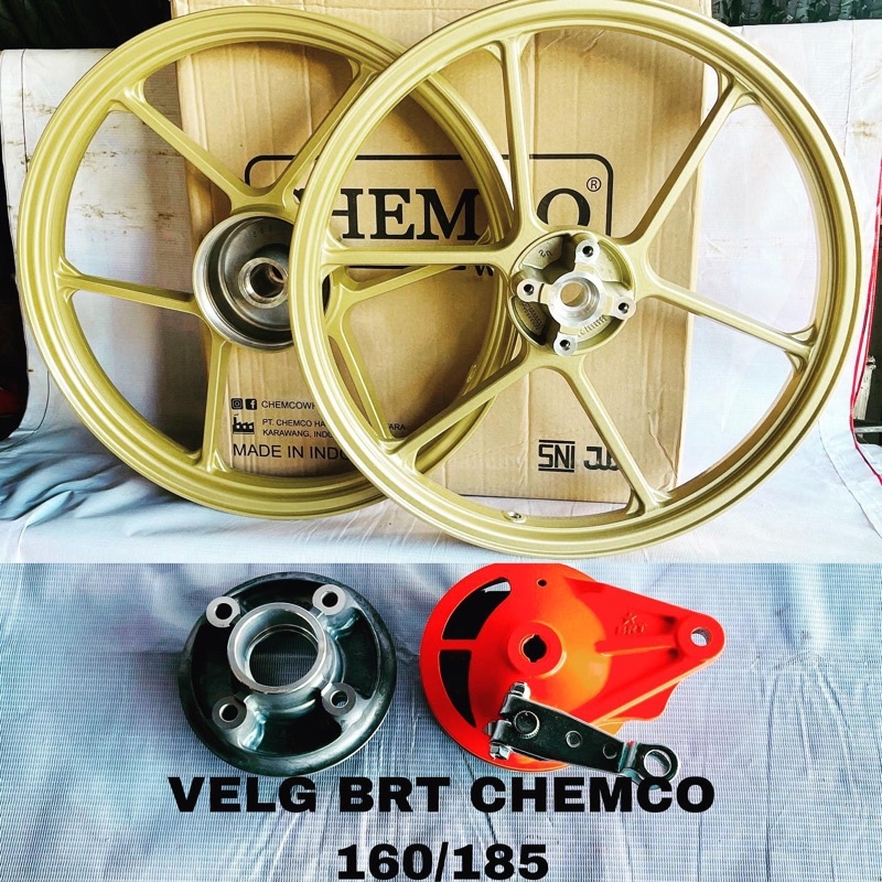 VELG RACING PELEG BRT CHEMCO SILVER GOLD TITANIUM JUPITER FIZR VEGA VIXION SCORPIO CB GL MEGAPRO TIG