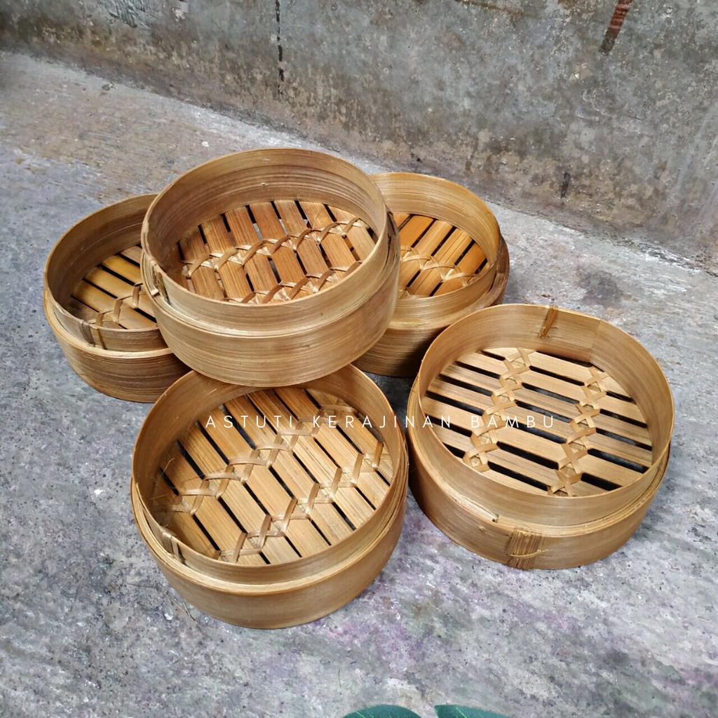 Dimsum Klakat Bambu ukuran diameter 13 cm Bijian Dimsum Klakat Bambu Steamer Bambu Klakat Dimsum Kla
