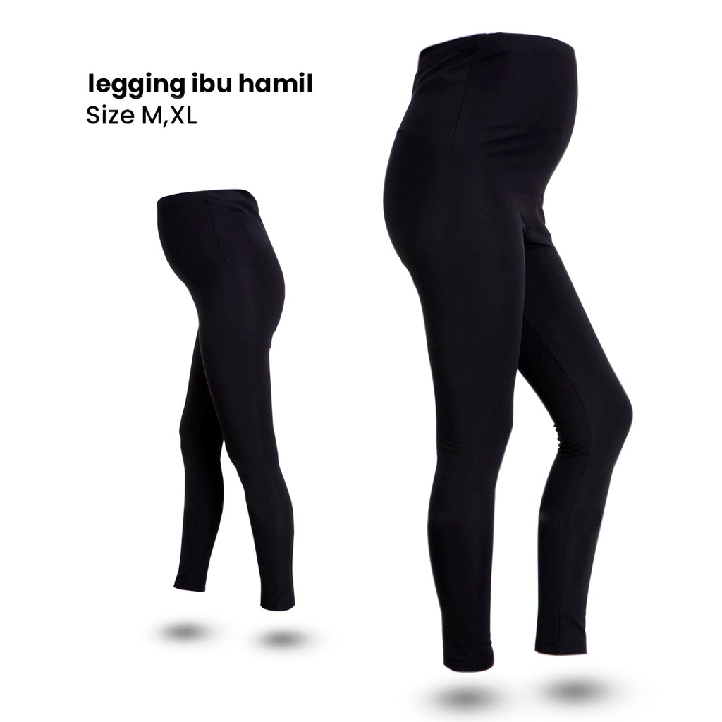 Celana Legging Hamil Rayon Spandek Standart Jumbo Maysara