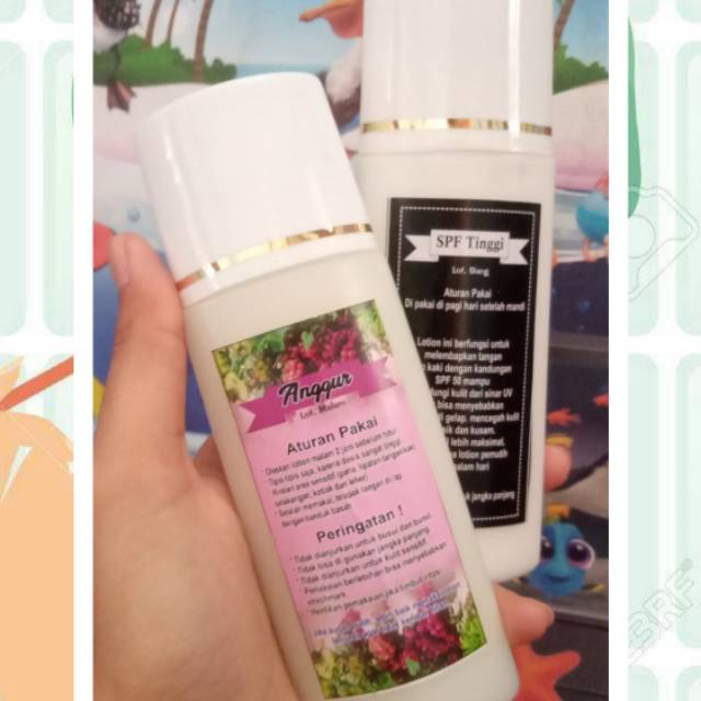 Hb pemutih badan / Lotion siang malam