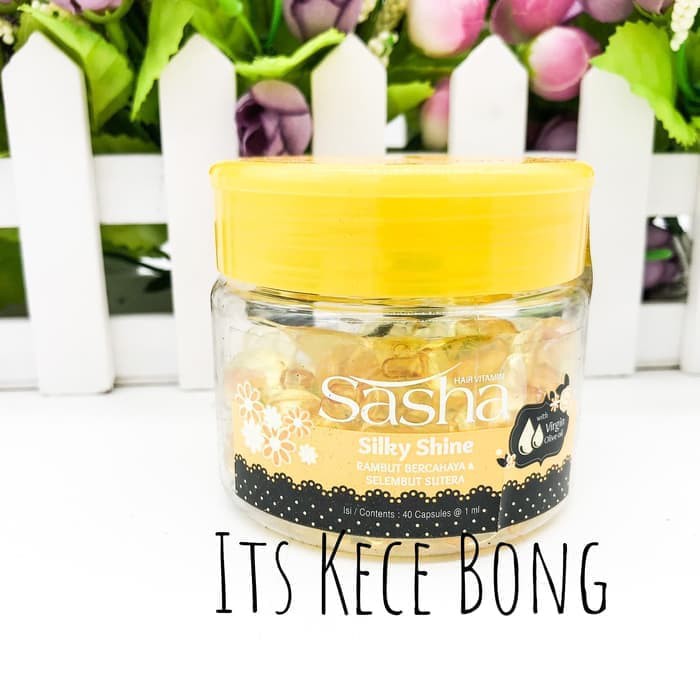 Jual Sasha Vitamin Rambut Jar (Isi 40) Silky Shine Murah