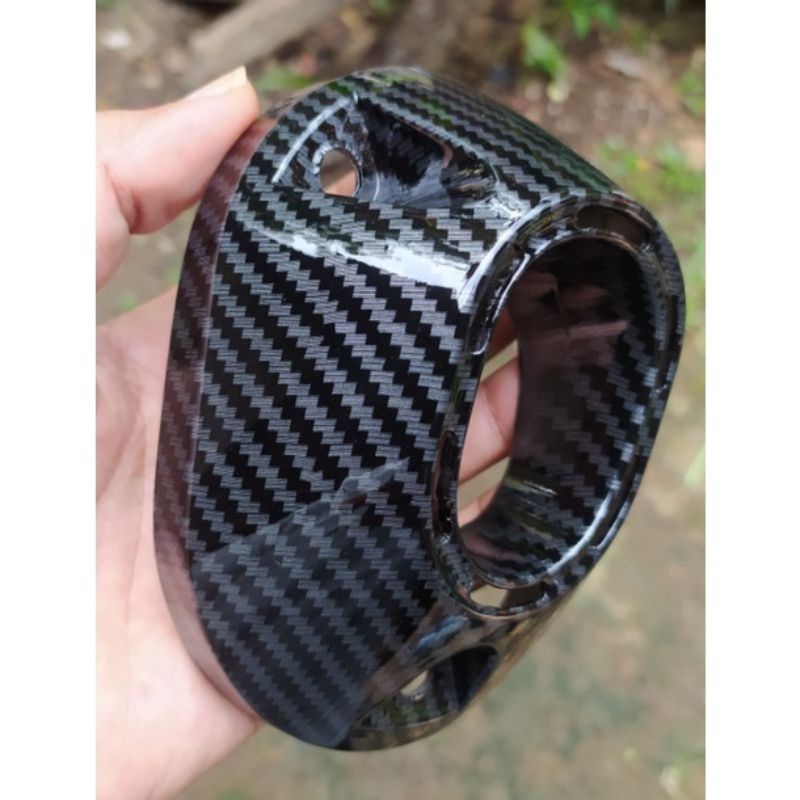 Corong Ujung knalpot Honda vario 160/ Pcx 160 carbon original