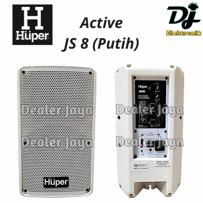 Speaker Aktif Huper JS8 / JS 8 - 8 inch (Sepasang)
