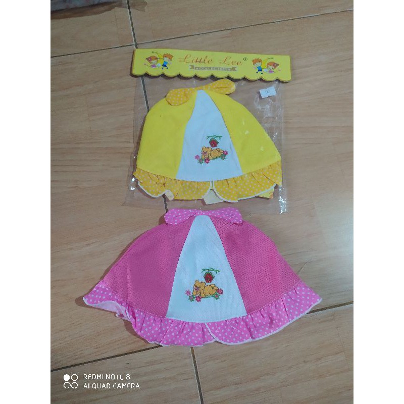 Topi Bayi /topi anak perempuan 3 - 6 bulan