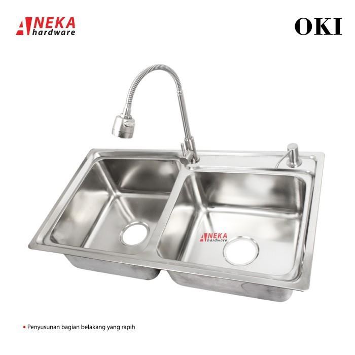 Sink 2Lubang Oki / Kitchen Set
