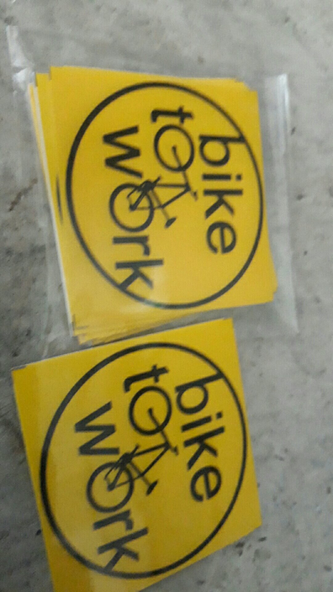 Sticker Bike 2 Work