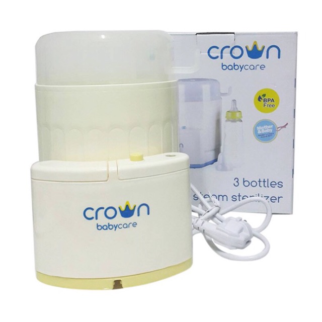 Crown Sterilizer Botol Susu Bayi / alat sterilisasi botol susu bayi / botol steril bayi