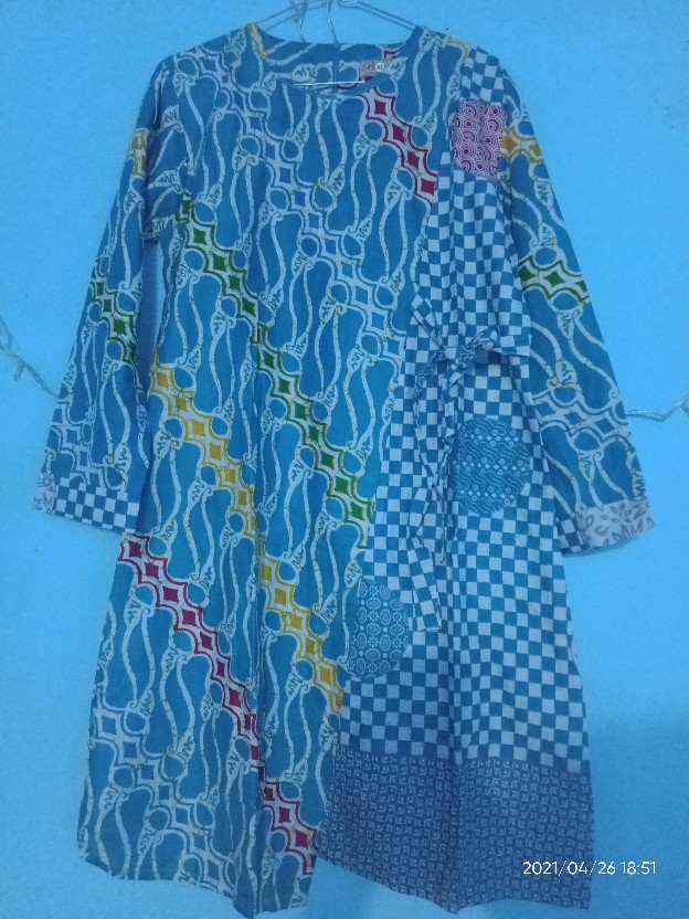 Atasan Batik Dolby Dolbi Dobby Doby Tenun Sutra Tulis Halus Katun Atbm Baron ,sarombit Atasan