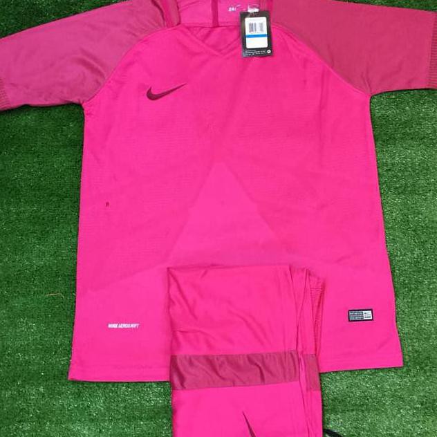 New New Star Setelan Futsal Kaos Jersey Baju Celana Olahraga Nike Pink Free Ongkir