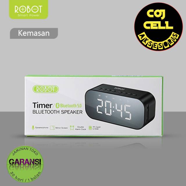 Speaker bluethoot Robot Timer - speaker jam