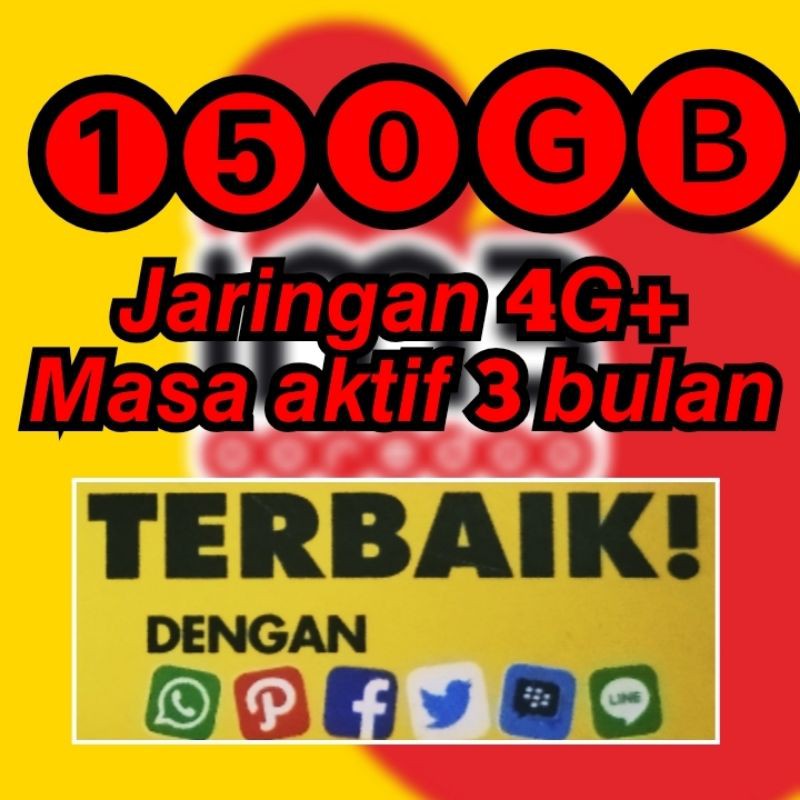 INJECT ISI ULANG KUOTA INDOSAT 150 GB 3 BULAN