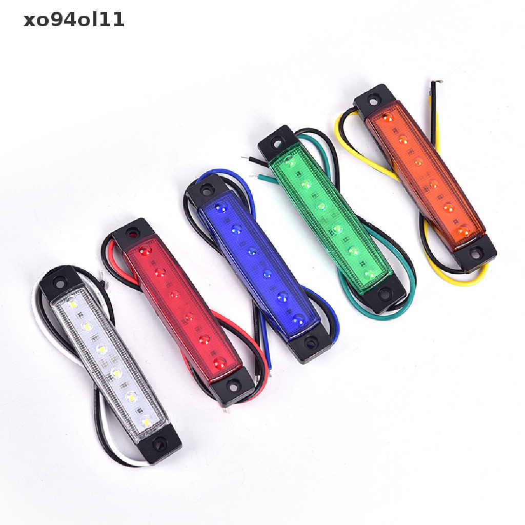 Xo 1 Pc Lampu 6 Led 12V Untuk Penanda Samping Mobil Trailer