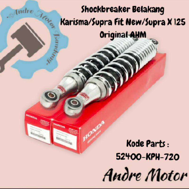 SHOCK/SHOCKBREAKER KARISMA, SUPRA X,SUPRA X 125, KIRANA ORI/ORIGINAL AHM