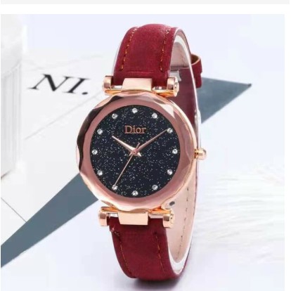 [PA] JAM TANGAN WANITA ANALOG RANTAI MAGNET DIAMON IMPORT MURAH GROSIR DR031