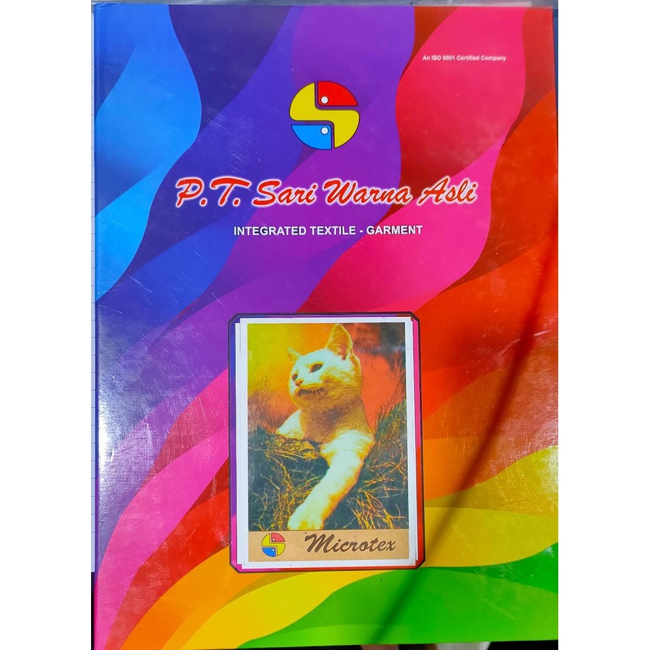 KAIN MURAH BERKUALITAS MICROTEK / MICROTEX POLY POLOS SARIWARNA PER 1 ROLL 40 YARD 120 CM