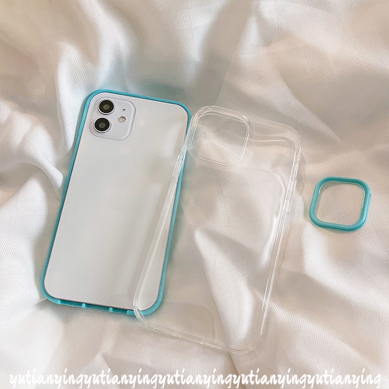 Soft Case Bahan Silikon TPU Warna Permen Untuk iPhone 7 8 Plus 11 12 13 Pro Max XS X XR SE 2020