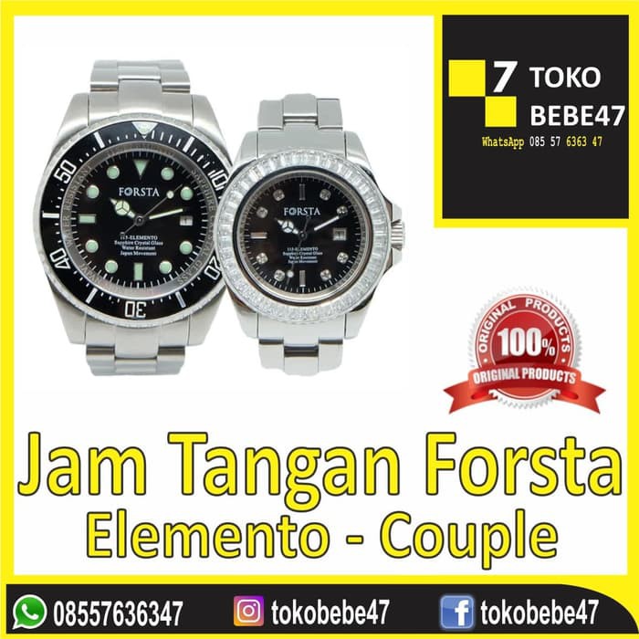 Jual Jam Tangan Forsta Elemento - Couple Kekinian