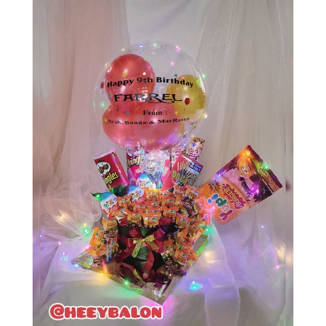 Kado/balon hot air/bouquet balon/balon ultah/buket bunga/balon wisuda/buket snack/balon snack