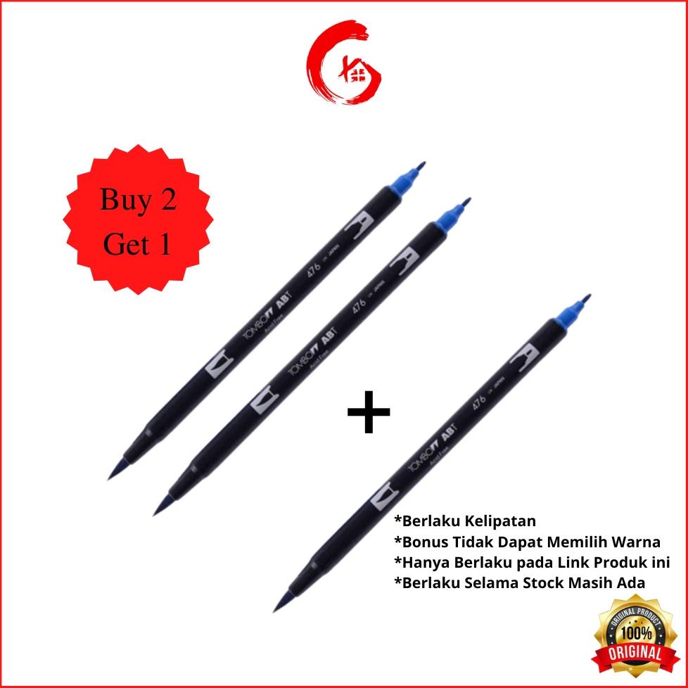 

[(BAYAR DITEMPAT) Tombow Dual Brush Pens ABT - SATUAN BUY 2 GET 1