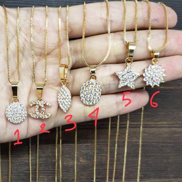 "AIA. 34873" Fifi Fashion Kalung Fashion Xuping Lapis Emashiasan 19#