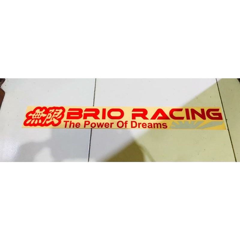 Sticker Cutting JDM Brio Racing
