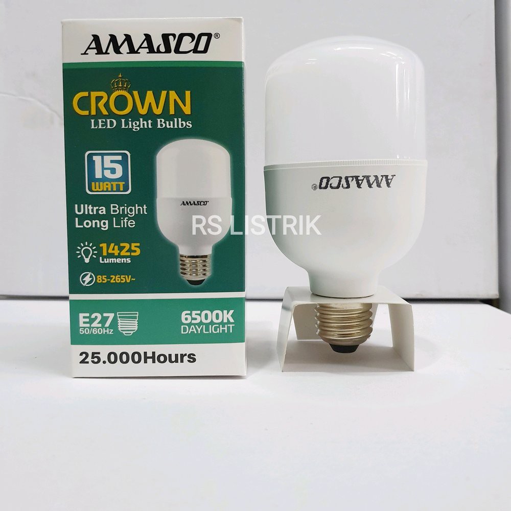 AMASCO CROWN LAMPU LED CAPSULE 15W CAHAYA PUTIH GARANSI 1 TAHUN