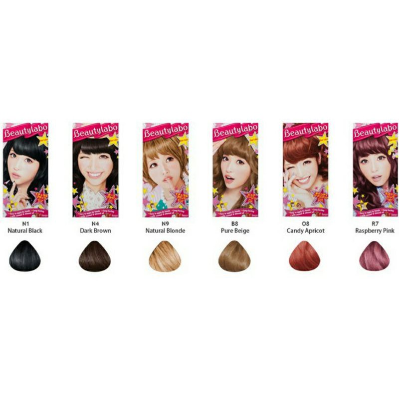 Beautylabo Pewarna Rambut Asli Jepang beauty labo hair color hoyu japan