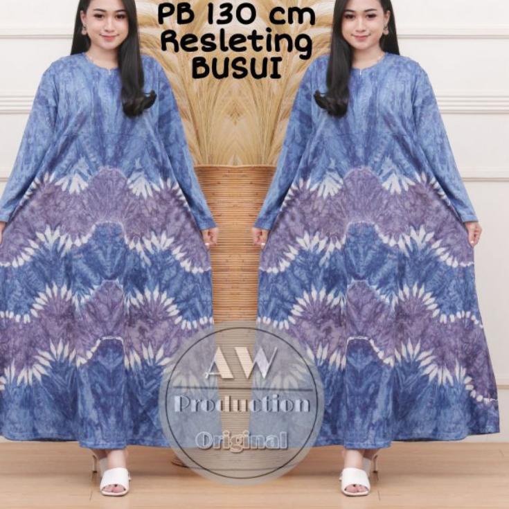 Daster Kaos Batik Abstrak Jumbo Lengan Panjang Busui Bumil Kekinian Wanita Murah Adem • LC.26Au22ᴮ