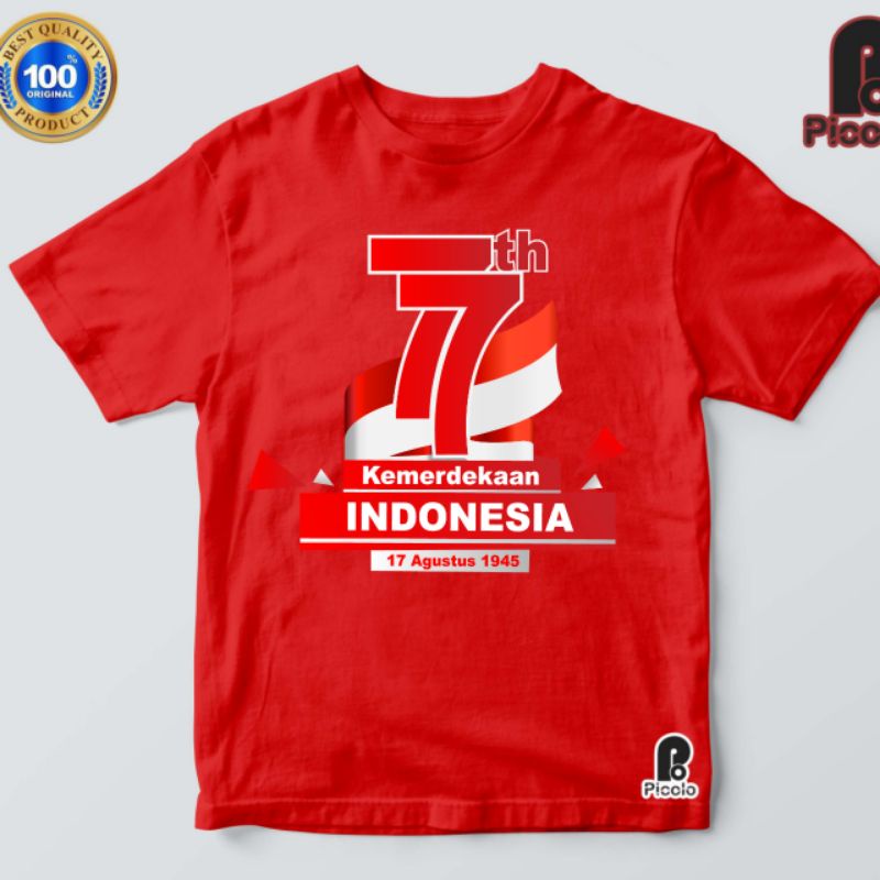 baju kaos anak hari kemerdekan 17 agustus