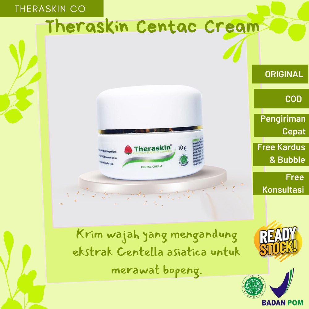 THERASKIN CENTAC CREAM BPOM ORIGINAL - UNTUK SCAR ATAU BOPENG