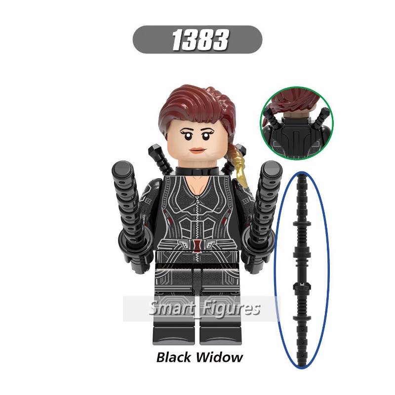 Mainan Action Figure Black Widow Minifigures Natasha Romanoff Taskmaster Falcon Captain of USSR X0272 Untuk Hadiah