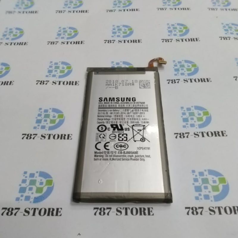 BATTERY SAMSUNG A6 PLUS J8 PLUS EB-BJ805ABE ORIGINAL 100% SEIN BEKAS