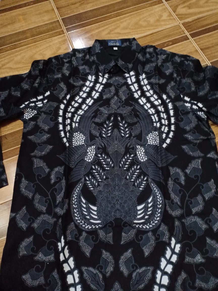 Abhinaya Kemeja Batik Pria Full Furing Bahan Katun Sragenan