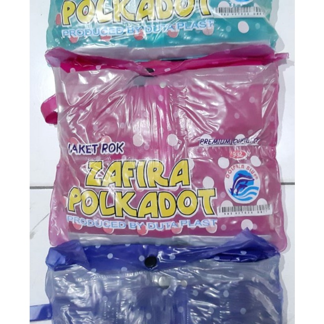 i/a DLP982 JAS HUJAN WANITA JAKET ROK ZAFIRA POLKADOT