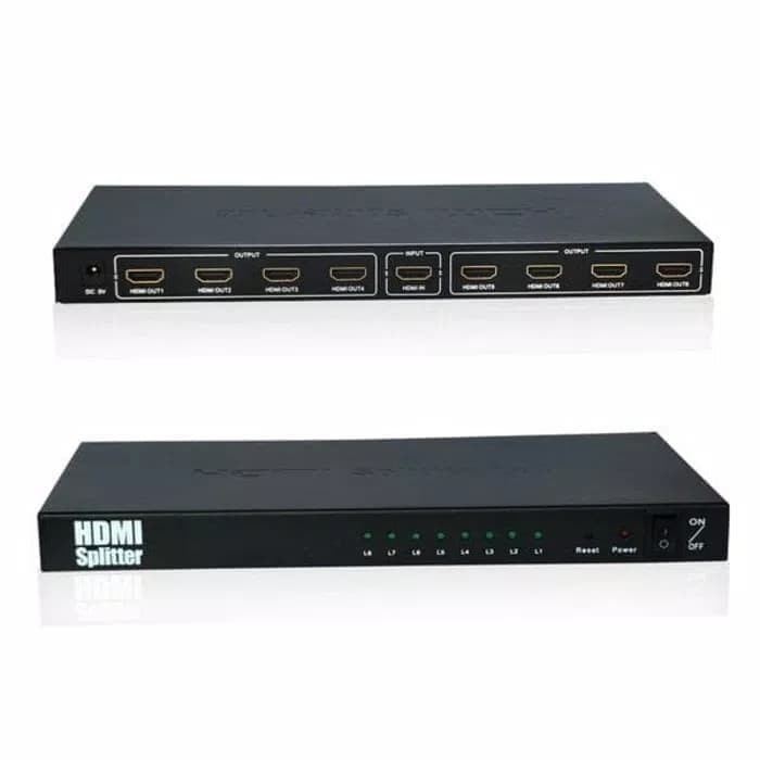 HDMI SPLITTER 1-8 / HDMI Splitter 8 port 1080p full HD