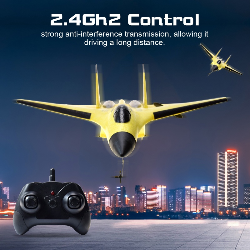 Mainan RC SU 35 Sukhoi Pesawat Remote Control terbang murah model jet tempur canggih Glider Airplane