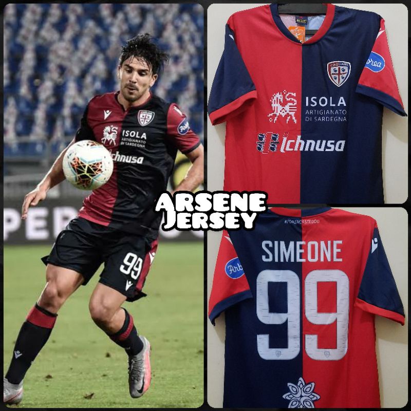 Jersey CAGLIARI Home 2019/20 SIMEONE Auri Sport