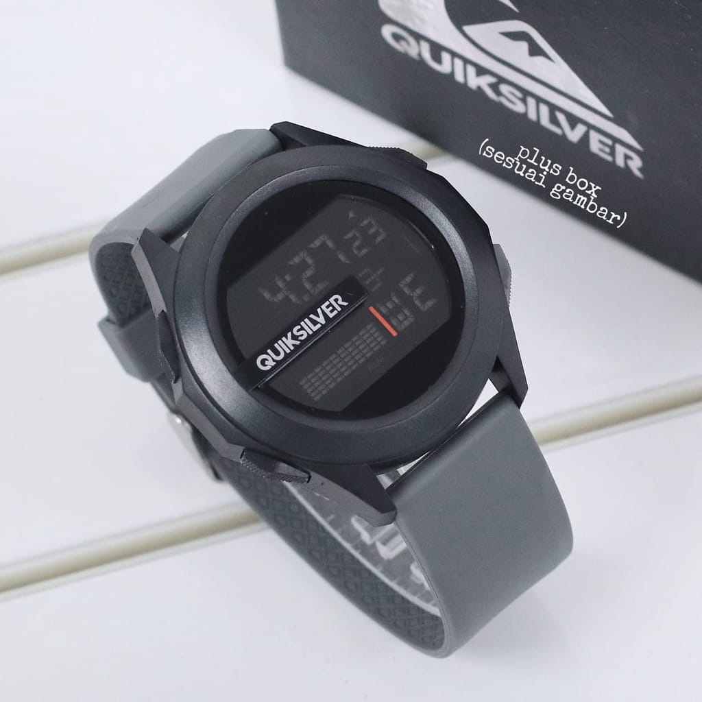 NEW Product//Jam Tangan Pria QS DRONE Bulat Strap rubber Digital