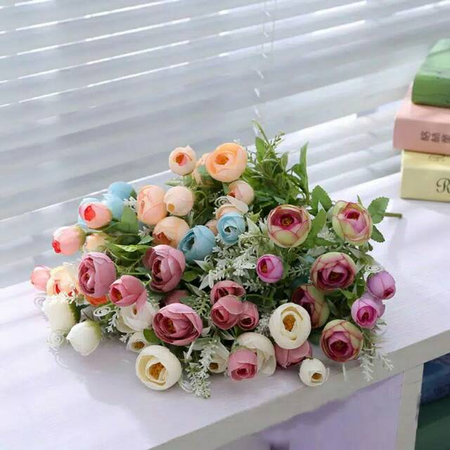  Bunga  Peony Plastik  Shopee  Indonesia