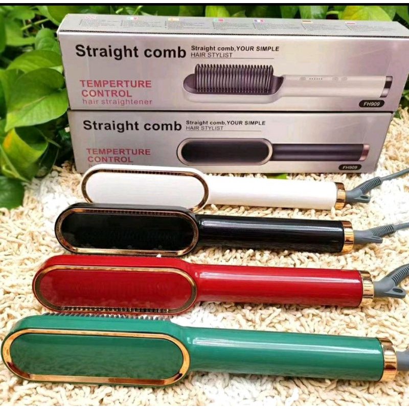 catok sisir pelurus rambut terbaru / catok sisir / catok straigthener / catok rambut model sisir / c