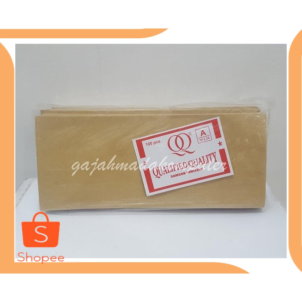 

Unik suku cadang Amplop Kertas Coklat Samson A merk QQ - 10 X 24 Cm isi 1 Berkualitas