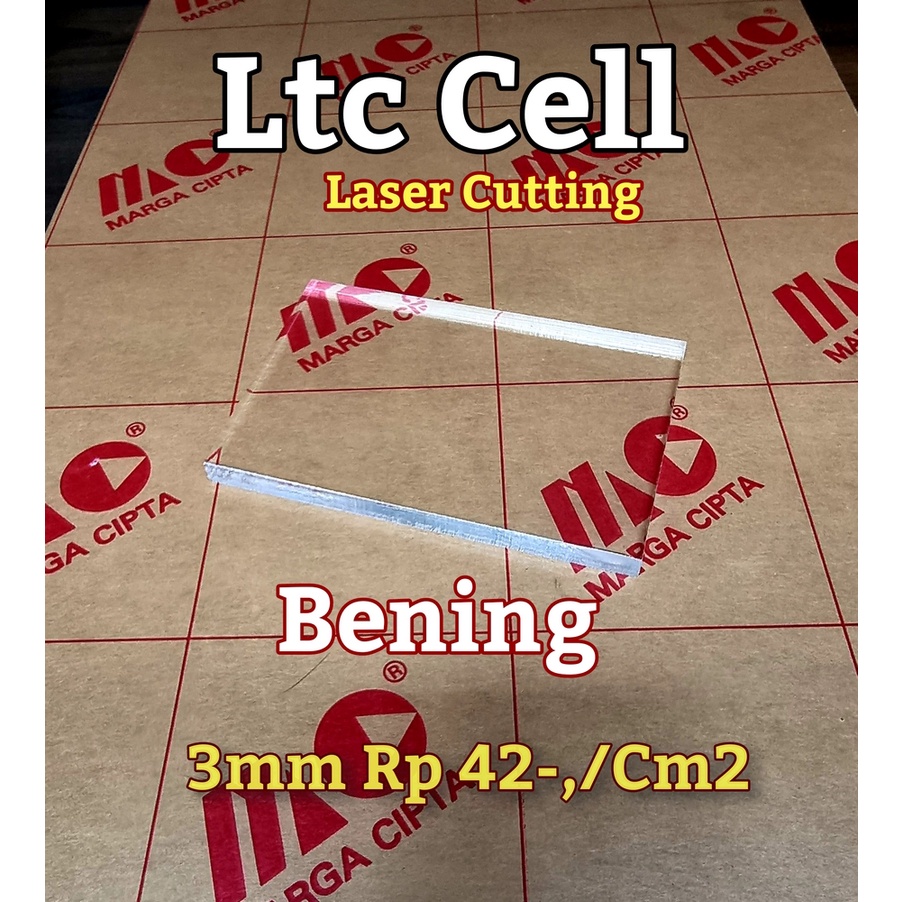 Jual Acrylic 3mm Laser Cutting Custom Akrilik Lembaran Potongan