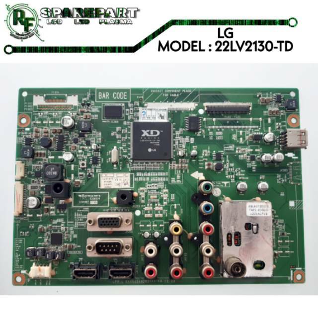 MB TV LG 22LV2130  Mainboard tv lg 22lv2130  mesin tv lg 22lv2130-td