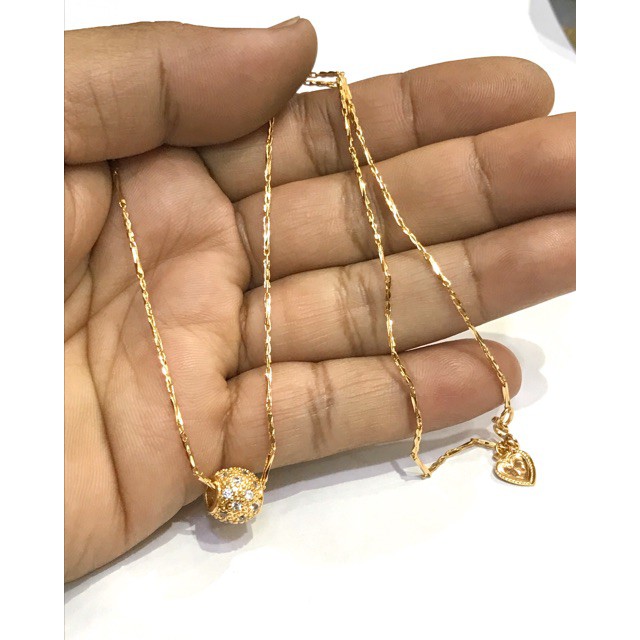 Terbaru Kalung wanita kalung plus leontin perhiasan replika berlian kalung wanita kalung