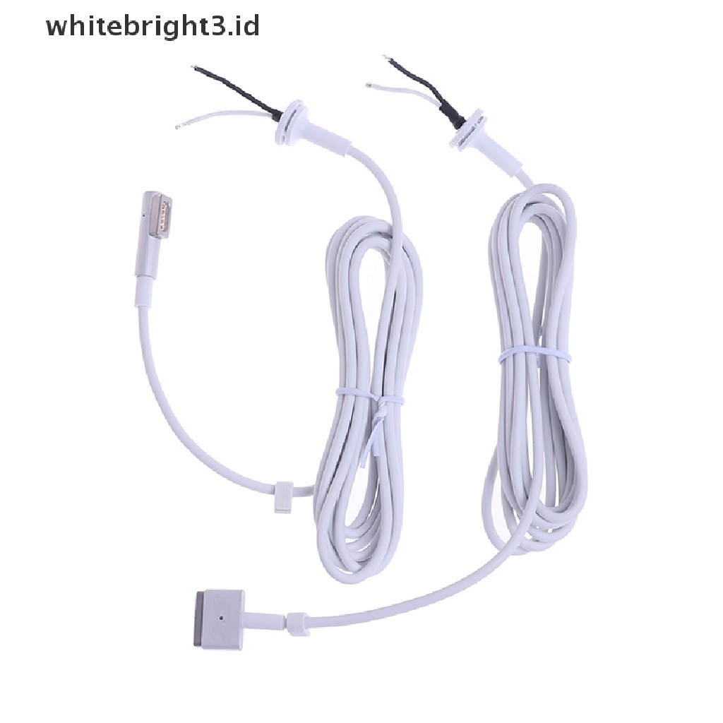 (whitebright3.id) Kabel Adaptor Charger DC Magsafe T-Tip L-Tip Untuk Macbook Air Pro AC