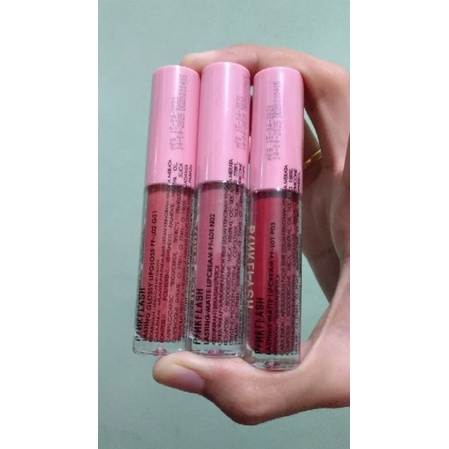 [PRELOVED] PINKFLASH LIP GLOSS G01 & LIP MATTE P03