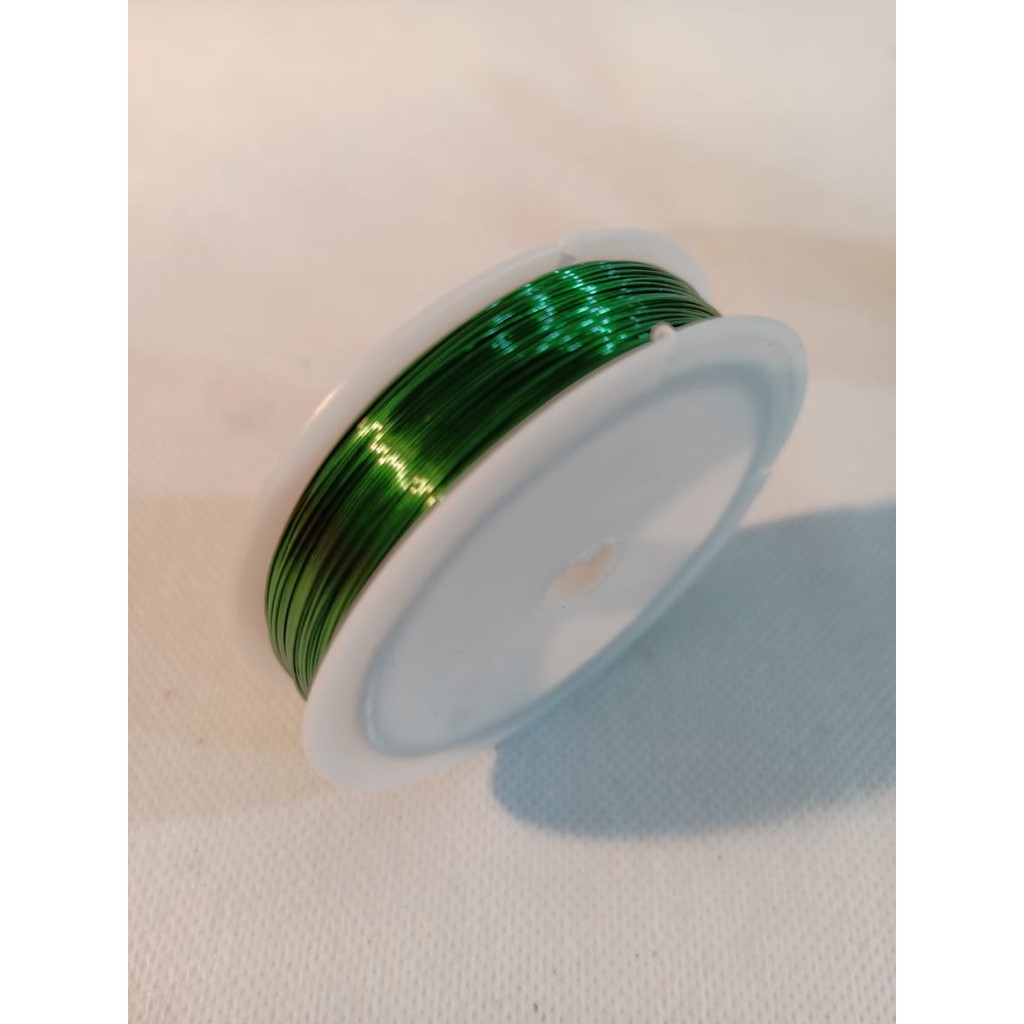 kawat mote hijau kawat souvenir per roll 50 m